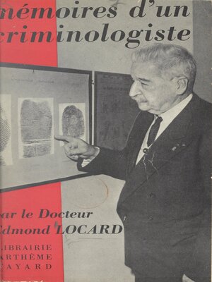 cover image of Mémoires d'un criminologiste